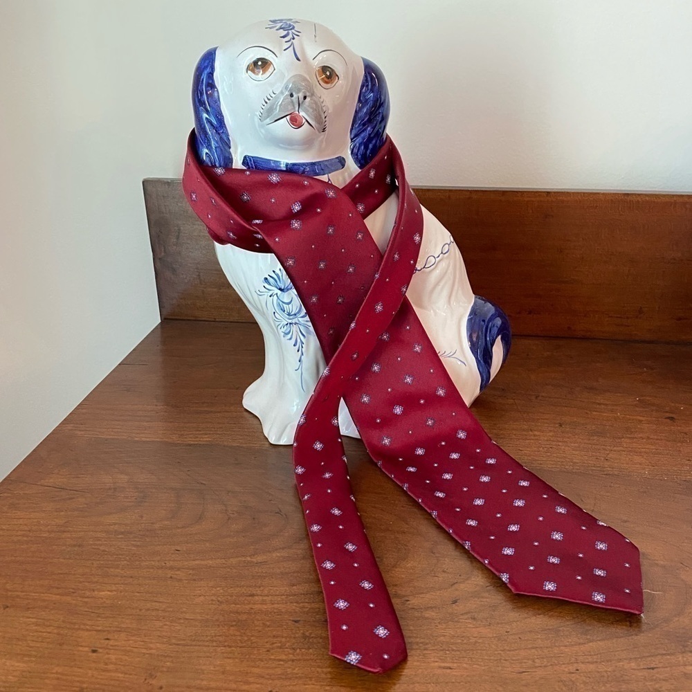 Vintage Givenchy Burgundy Tie